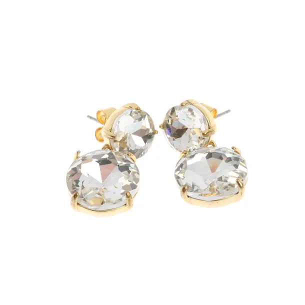 Earrings, in Gold, Metal (metallic, metallized), J.CREW