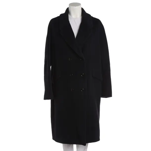 Mid-Season Coat, in Navy, Wool, Marc Cain