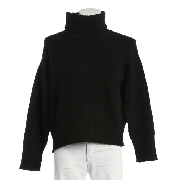 Jumper, in Black, Wool, Avant Toi