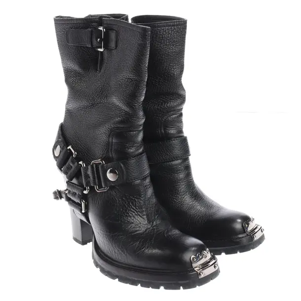 Biker Boots, in Black, Miu Miu
