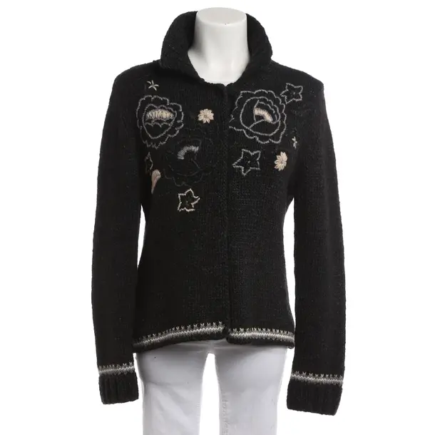 Strickjacke, in Schwarz, Wolle, Sônia Bogner