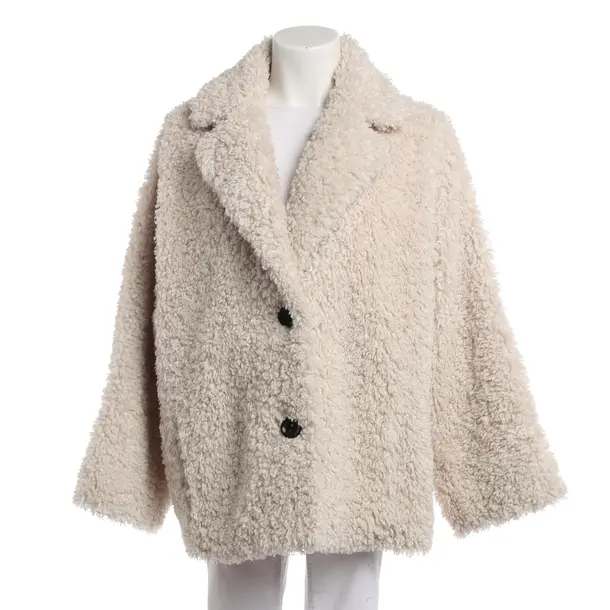 Mid-Season Jacket, in Beige, Polyester, Stand Studio