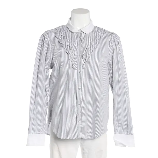 Blouse, in Black, Cotton, The Garment