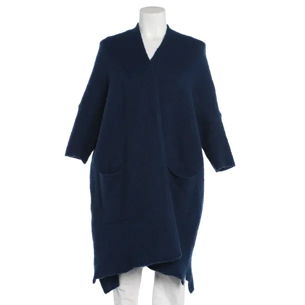 Cardigan, in Navy, Wool, American Vintage