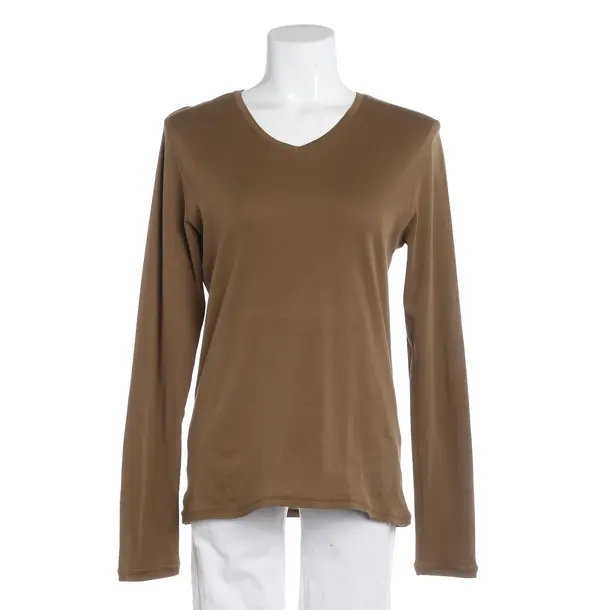 Longsleeve, in Braun, Baumwolle, Strenesse