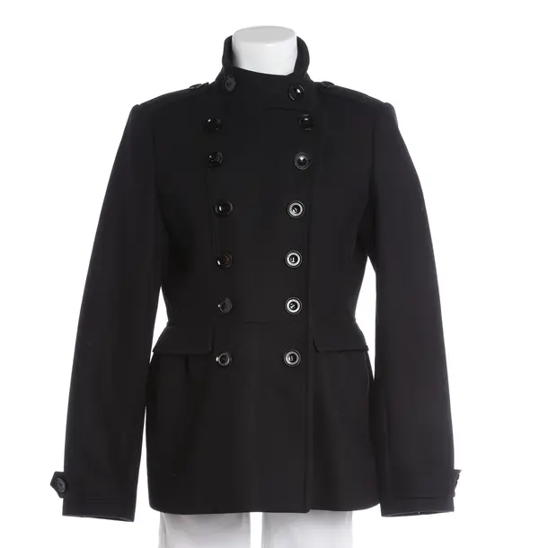 Mid-Season Jacket, in Black, Wool, Burberry Brit