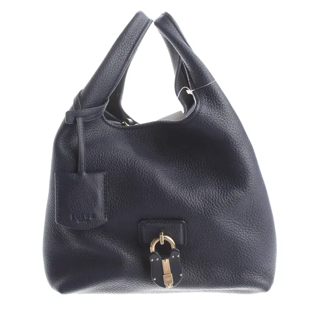 Handtasche, in Navy, Leder, Loewe
