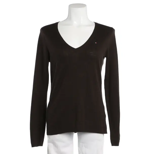 Jumper, in Dark Brown, Wool, Tommy Hilfiger