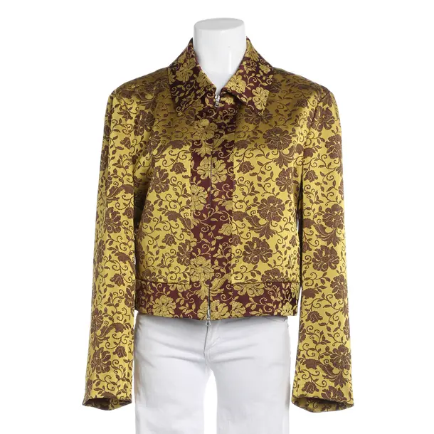 Summer Jacket, in Mustard Yellow, Viscose, Dries van Noten