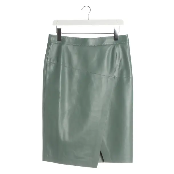 Skirt, in Light Green, Leather, Hugo Boss Black Label