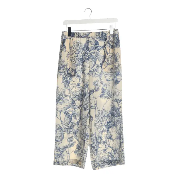 Pants, in Navy, Polyester, Max Mara