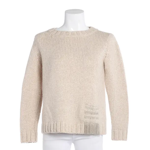 Jumper, in Beige, Wool, Fabiana Filippi