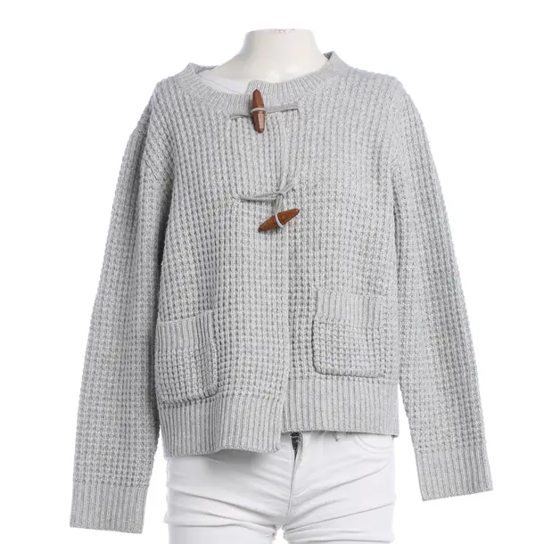 Strickjacke, in Hellgrau, Wolle, Fabiana Filippi