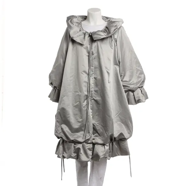 Mid-Season Jacket, in Light Gray, Acetate, MSGM