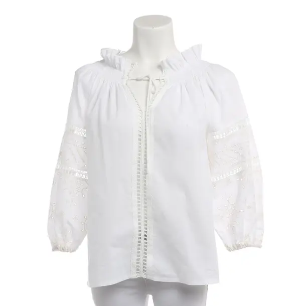 Bluse, in Weiß, Baumwolle, Ermanno Scervino