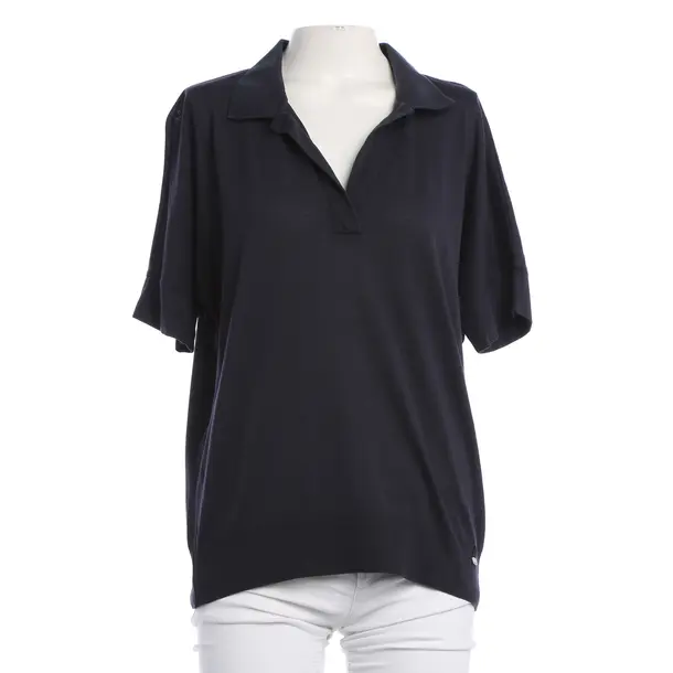 Poloshirt, in Blau, Lyocell, Herno