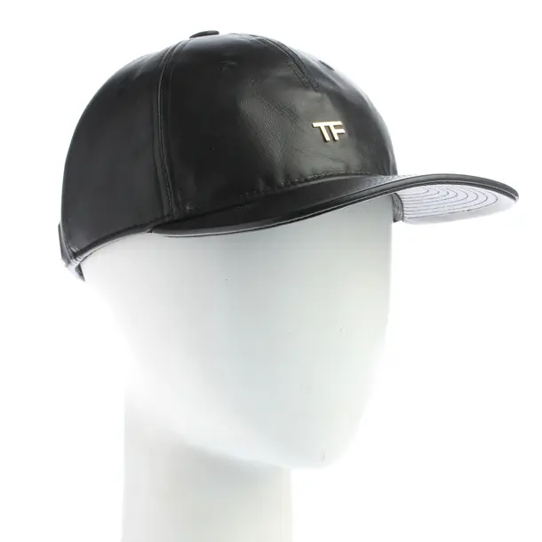 Cap, in Schwarz, Leder, Tom Ford