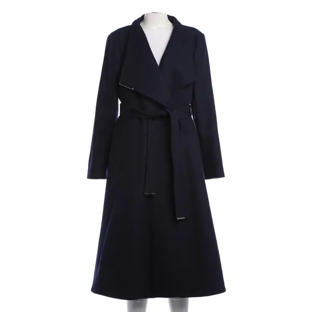 Mid-Season Coat, in Blue, Wool, Ted Baker