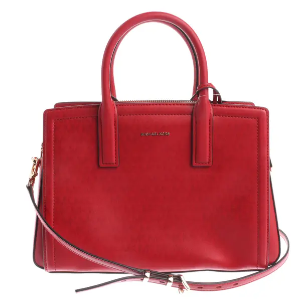 Handtasche, in Rot, Leder, Michael Kors