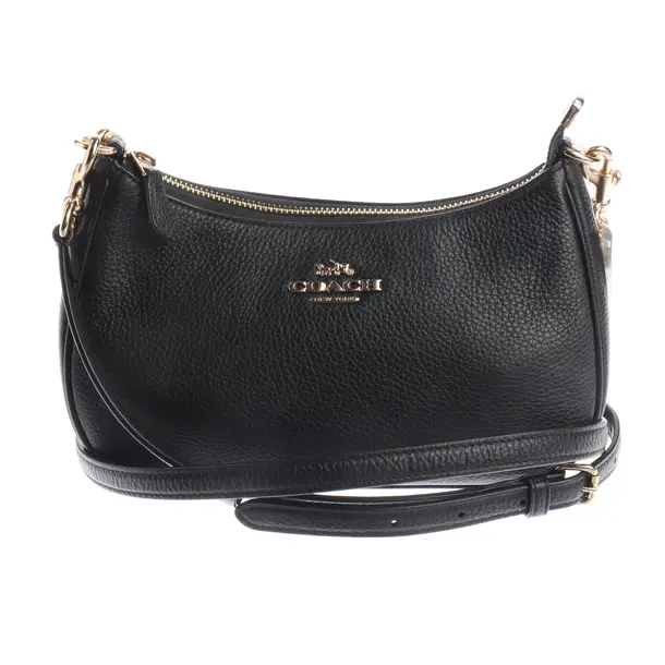 Shoulder Bag, in Black, Leather, Coach
