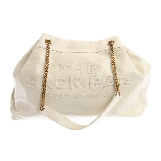 Shoulder Bag, in Beige, Leather, Marc Jacobs