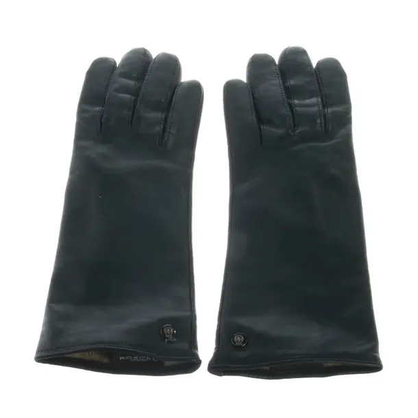 Lederhandschuhe, in Navy, Leder, Roeckl