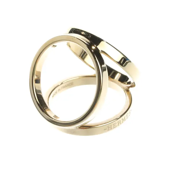 Tuchring, in Gold, Metall (metallisch, metallisiert), Hermès