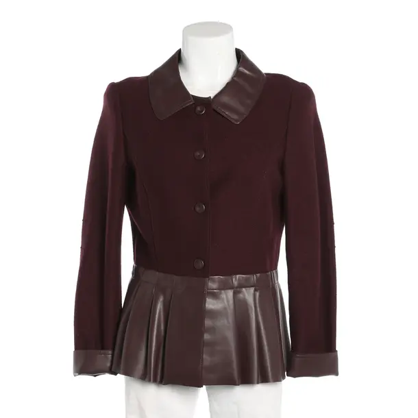 Blazer, in Dark Purple, Wool, Marc Cain