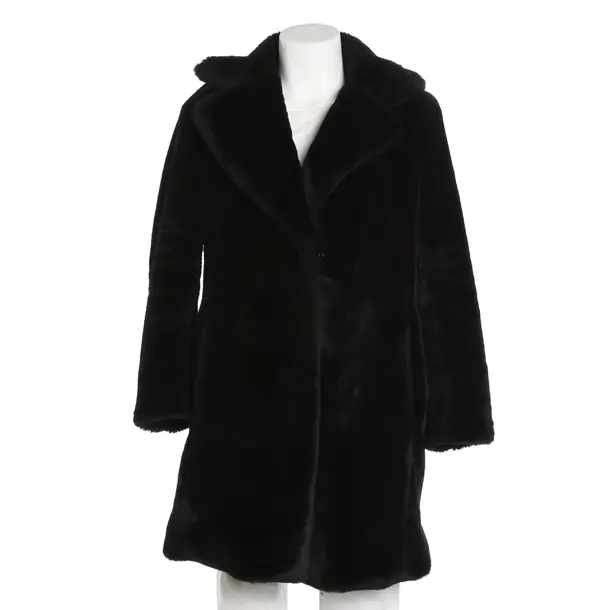 Mid-Season Coat, in Black, Polyester, Marc Cain