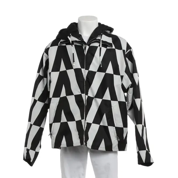 Mid-Season Jacket, in Black, Polyimide, Valentino