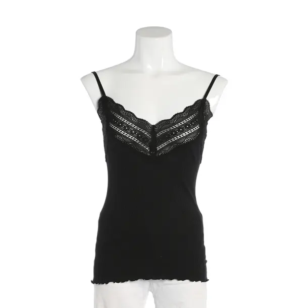Top, in Black, Cotton, Rosemunde