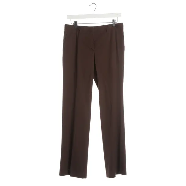 Pants, in Brown, Cotton, Prada