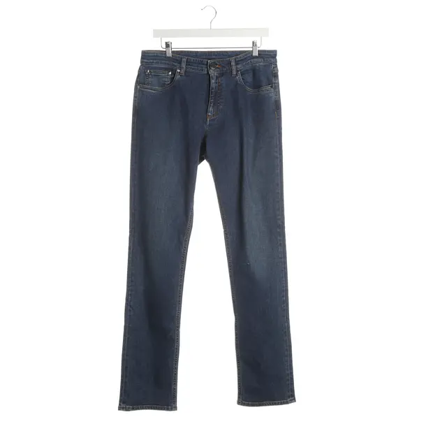 Slim Fit Jeans, in Navy, Cotton, Zegna