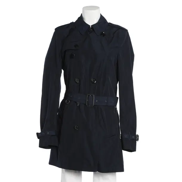 Overcoat, in Navy, Polyester, Burberry Brit