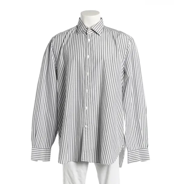 Shirt, in White, Cotton, Kiton