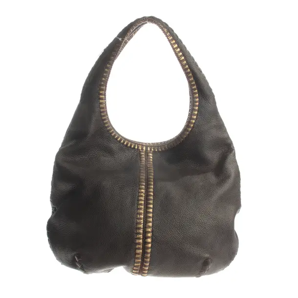 Hobo Bag, in Dark Brown, Leather, Bottega Veneta