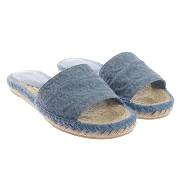 Sandalen, in Hellblau, Salvatore Ferragamo