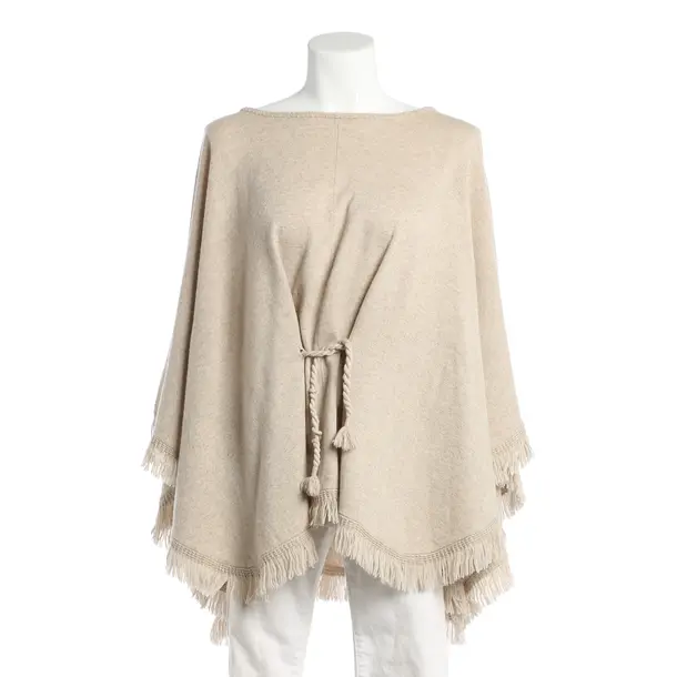 Poncho, in Beige, Cashmere, FTC Cashmere
