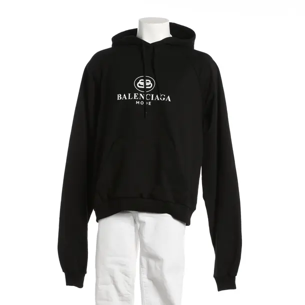 Hoodie, in Schwarz, Baumwolle, Balenciaga