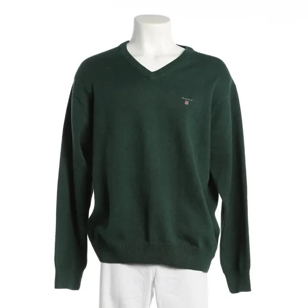 Pullover, in Dunkelgrün, Baumwolle, Gant