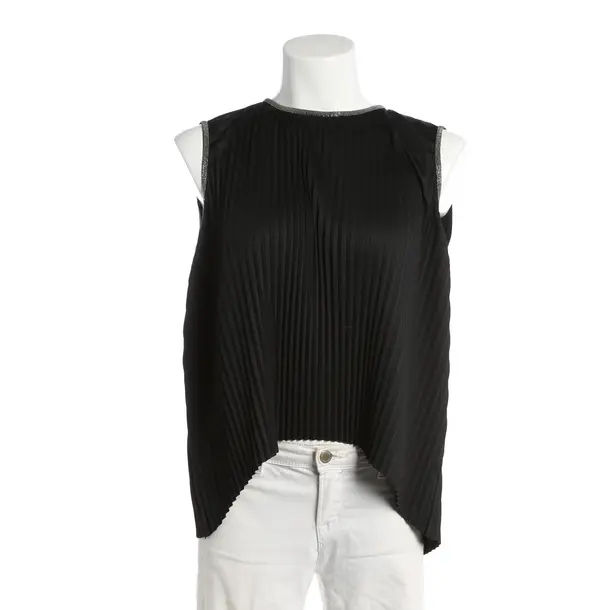 Top, in Black, Viscose, Fabiana Filippi
