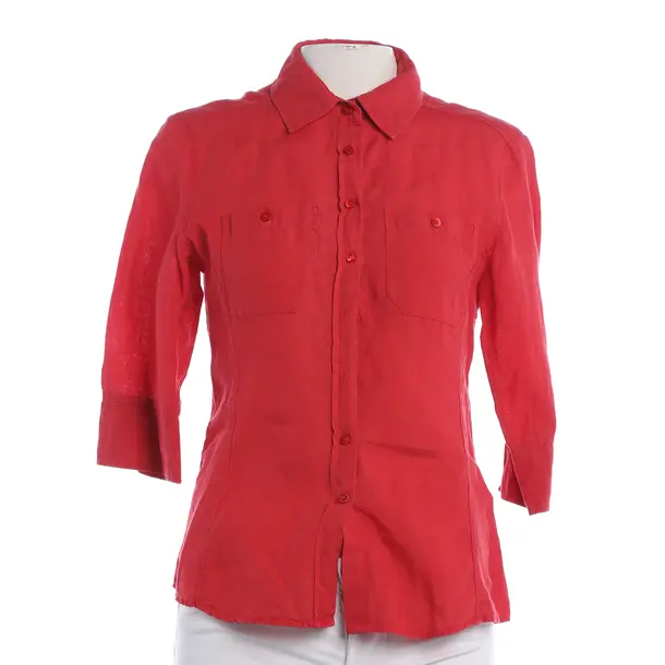 Bluse, in Rot, Baumwolle, Max Mara