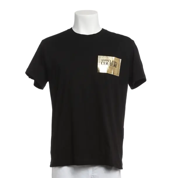 T-Shirt, in Schwarz, Baumwolle, Versace Jeans Couture