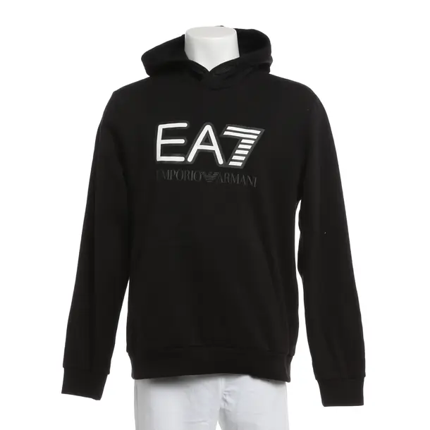 Hoodie, in Schwarz, Baumwolle, Emporio Armani