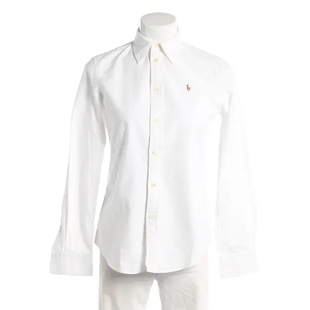 Blouse, in White, Cotton, Polo Ralph Lauren