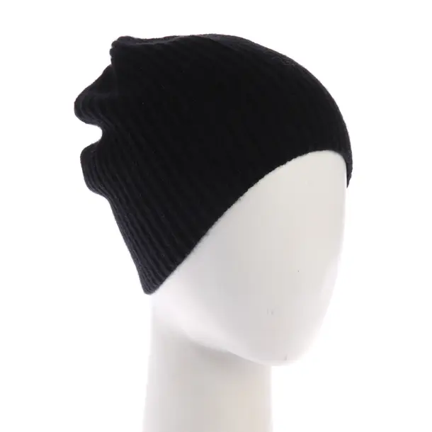 Mütze, in Schwarz, Wolle, Jardin des Orangers