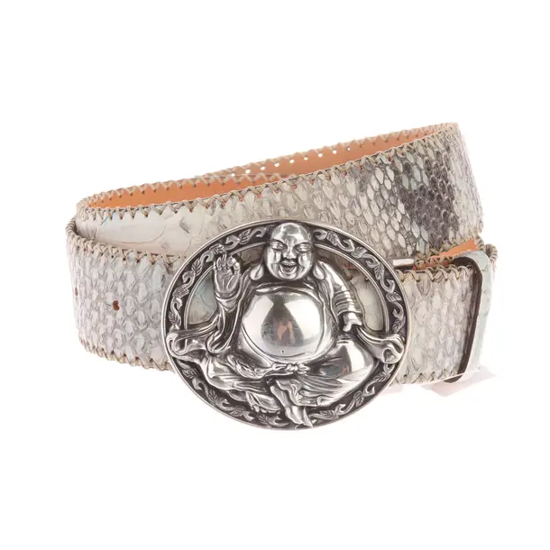 Belt, in Beige, Leather, Reptile´s House