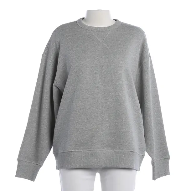 Felpa, in Grigio chiaro, Cotone, Chiuso