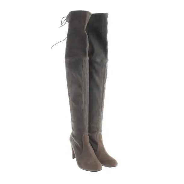 Over-The-Knee Boots, in Gray, Stuart Weitzman