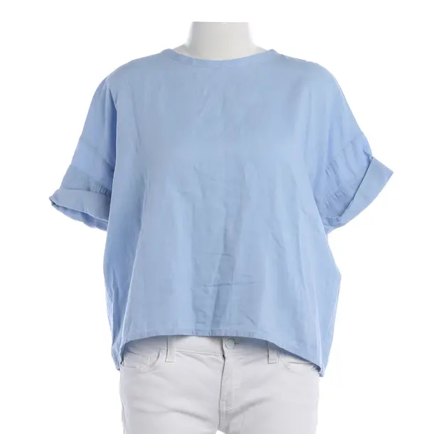 Blouse, in Light Blue, Cotton, Maje